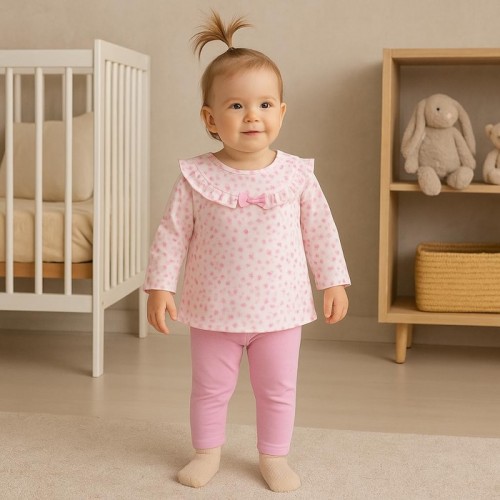 Βρεφικό Set Μπλούζα, Κολάν, Purple set leggings